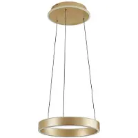 LUCANDE Hanglampe , Tindra, dimbare, Goud / Messing, Woonkamer, Metaal, Modern