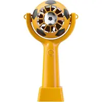 VHV - Handventilator - voetbal mini ventilator met afneembare standaard - stille tafelventilator voor bureau en reizen - Wereldkampioenschapsthema