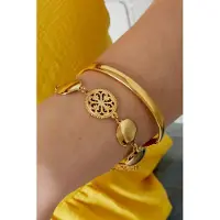 Yehwang Vintage vibe armband - Goud