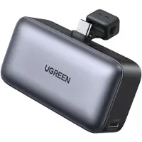 UGREEN PB503 Serie - Powerbank - 5000mAh - USB-C Ingebouwd - Grijs
