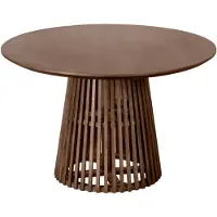 Lewis & Loft Eettafel Levi - Rond - FSC gecertificeerd mangohout - Ø120 cm - Bruin