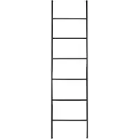 QUVIO Decoratie ladder - Zwart - Metaal