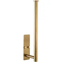 XIVADA Reserverolhouder Fera - Zelfklevend - Schroefset - Rvs - Goud