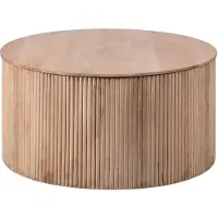 Lewis & Loft Salontafel Lonne - FSC mangohout -Rond ?70cm - Naturel