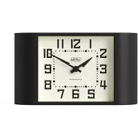 Newgate Mini Metro mantel clock in black