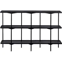 QUVIO Dressoir Luce - FSC mangohout - 150 cm - Zwart