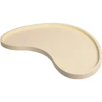 QUVIO Tray - Organisch - Hout - 45x24 cm - Beige