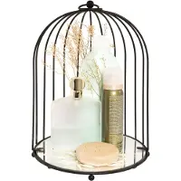 QUVIO Badkamer organizer voor make-up of parfum - Decoratieve vogelkooi