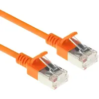 ACT DC7103 LSZH U/FTP CAT6A Datacenter Slimline Patchkabel Snagless | RJ45 Connectoren | Oranje | 3 meter