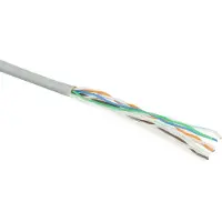 ACT ES305B CAT5E U/UTP PVC Kabel Massief Grijs - 305 meter