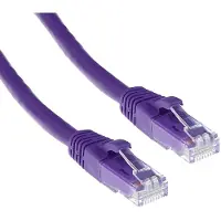 ACT IB2310 U/UTP CAT6A Patchkabel Snagless Paars - 10 meter