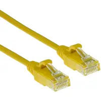 ACT DC9805 LSZH U/UTP CAT6 Datacenter Slimline Patchkabel Snagless | RJ45 Connectoren | Geel | 5 meter