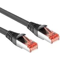 ACT FB5005, 5 meter, Cat6a, U/FTP (STP), RJ-45, RJ-45, zwart