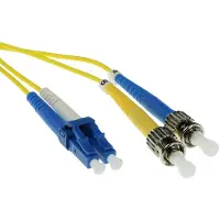 ACT RL7951 Glasvezel Patchkabel Duplex LSZH Singlemode - LC/ST 9/125µm OS2 - 1,5 meter