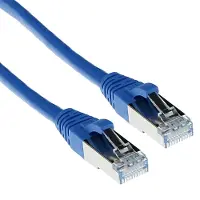 ACT FB6602, 2 meter, Cat6a, S/FTP (S-STP), RJ-45, RJ-45, blauw