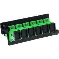 ACT FA2160 Adapterplaat | 6x SC Simplex (6V) OS2 APC8
