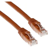 Intronics IB2220, 20 meter, Cat6a, U/UTP (Twisted Pair), RJ-45 connector, RJ-45 connector, bruin
