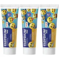 Elgydium Junior Emoji Gel Tandpasta | Met tutti frutti-smaak | Van 7 tot 12 jaar 3x50 ml Crème