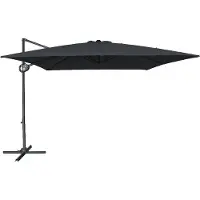 Axi Mira Zweefparasol 300x300cm Antraciet/grijs