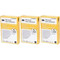 KCI Silvercel Verband Niet Klevend Hydro Alginaat 5x5 cm Cad7050 3x10 St Verband