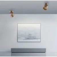 Pure LED plafondspot Cup, bronskleurig, Ø 9,5 cm, metaal dimbaar, brons / oud-messing, Woon-/ Eetkamer, metaal, Modern, LED plafondlamp