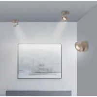 Pure Plafondlamp , Oculis, dimbare, Brons / Oudmessing, Woonkamer, Metaal, Modern