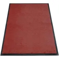 Miltex Vuilopvangmat Eazycare Style - high twist nylon en Niltril rubber - antistatisch - UV-bestendig - afwasbaar - 800 x 1200 mm - bruin-rood