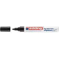 Edding 750 Permanent Lakmarker Zwart Medium Ronde punt 2 - 4 mm Waterbestendig