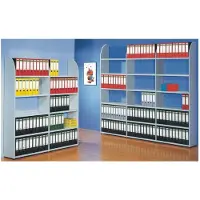 Kerkmann Open kast Dante, open hoekkast bouwdeel, H 2250 x B 600 mm, zonder achterwand, lichtgrijs