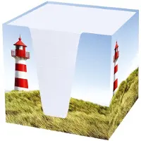 Rnk memobox 'Vuurtoren', massief karton, gevuld