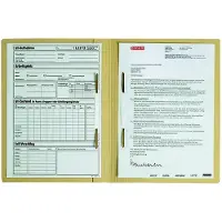 Leitz chemise double pli, carton manila, format A4, chamois