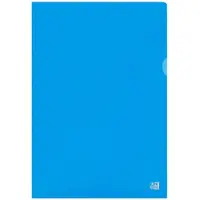 Pierre by Elba Sichthülle Premium, DIN A4, PVC, glasklar, blau, 25er dokumentenecht, transparent, aus vollfarbiger