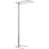 PERFORMANCE LIGHTING Staande ledlamp Spittler SL720, incl. daglichtsensor, indirect/direct schijnend, 8940 lm, wit-aluminium