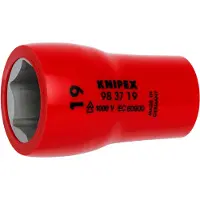 Knipex Dop voor ratel 3/8 " - 19 mm VDE" - 98 37 19 - 983719