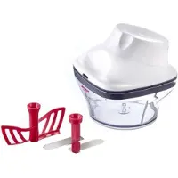 Westmark Uien-/kruidensnijder/dressingmixer, met mes en mixopzetstuk, vulvolume: 250ml, RVS, zilver, 11592260