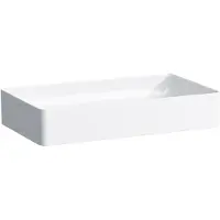 Laufen Living square wastafel 60x34cm zonder kraangat zonder overloopsaphirkeramiek wit