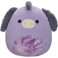 Squishmallows - Deacon Purple Donkey W/Tie-Dye Belly 30cm Plush