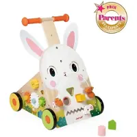 Janod Konijn Baby Loopwagen
