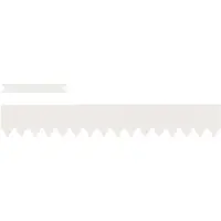 vidaXL Grasafscherming 10 st 100 x 0,05 x 15 cm Koud Gewalst Staal Wit