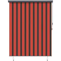 vidaXL Rolgordijn Oranje en Bruin 200 x 250 cm Stof en Aluminium