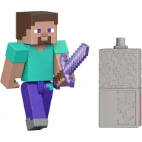 Mattel Minecraft Action Figure Steve 8 cm Action Figuur