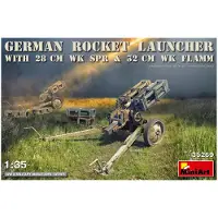 MiniArt Modelbouwpakket Ruimtevaart - 35269 German Rocket Launcher w/28cm WK Spr - 32cm WK Flamm Plastic - 1:35 - Modelbouw