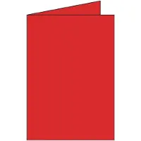 Pollen Paquet de 25 cartes pliées 111x158mm Rouge Groseille 210g