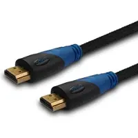 Savio CL-49 HDMI kabel 5 m HDMI Type A (Standaard) Zwart, Blauw