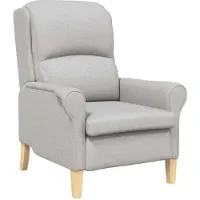 vidaXL Fauteuil Wolken grijs Stof