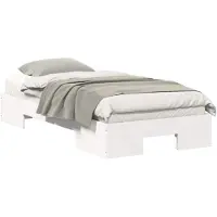 vidaXL Bedframe Wit 80 x 200 cm