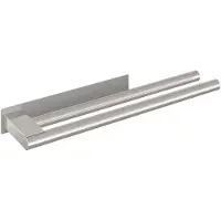 vidaXL Handdoekenrek Zilver 40 x 9 x 4 cm Roestvrij staal