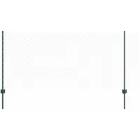 vidaXL Hexagonale omheining met palen, 25 x 1 meter, PVC-coating, groen
