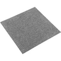 vidaXL Tapijt 20 st Grijs 50 x 50 cm 100% Polypropyleen