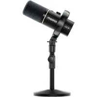 MAONO PD200W - Draadloze Podcast Microfoon - USB & XLR - Dynamische Microfoon - RGB - Noise Cancelling - Streaming & Podcast - Zwart